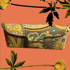 Vera Bradley YFloral Hardshell Eye Glass Case